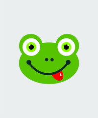 frog with a smile