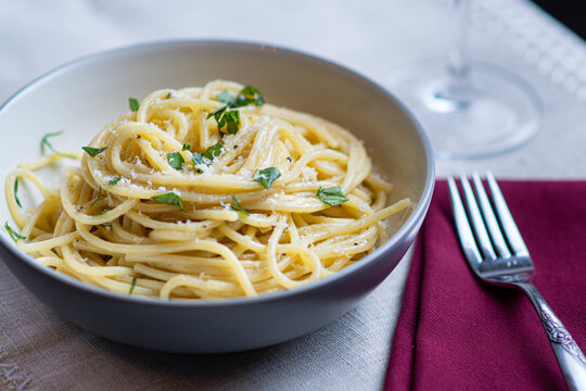 Spaghetti Pasta in bowl