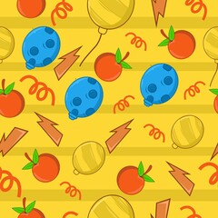 happy birthday seamless pattern