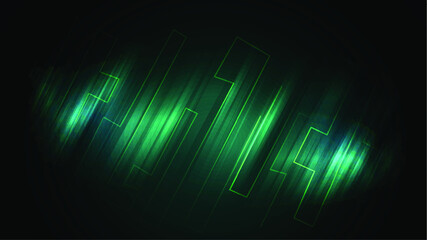 technology background and power button and vector picture