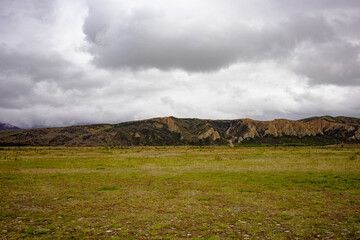 Obraz premium Vast expanse near Qualburn, South Island New Zealand