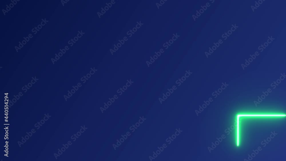 Canvas Prints neon running lasers technology background
