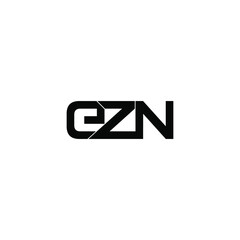 ezn letter original monogram logo design