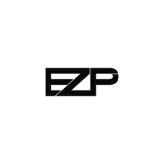 ezp letter original monogram logo design