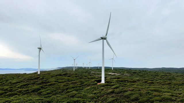 Wind farm in Albany, Western Australia