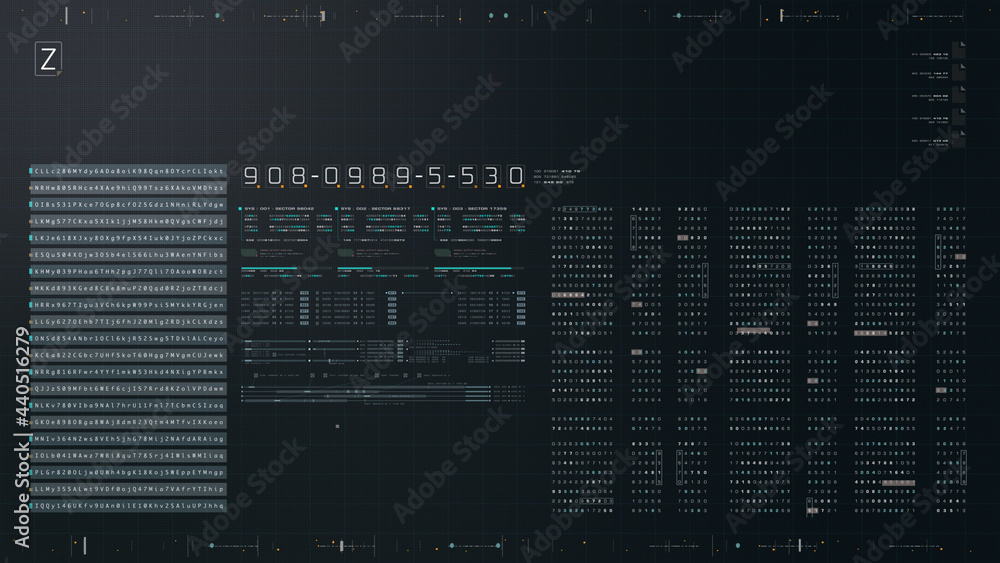 Aufkleber Cyber Crime concept : A programmer hacker trying to breached crypto currency address security by using algorithm source code to exploit weakness in password security
