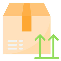 Packaging flat style icon