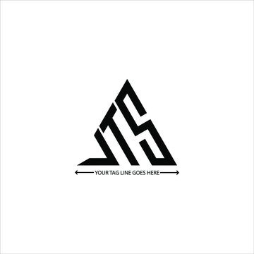 jts letter logo creative design. jts unique design

