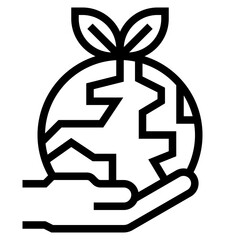 Ecology outline style icon