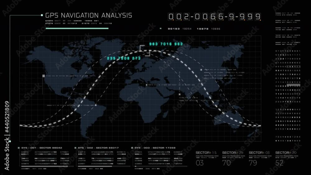 Poster Futuristic global satellite GPS communication networks for broadband internet connections between cities around the world head up display background with alpha channel