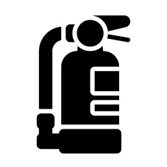 fire extinguisher glyph icon
