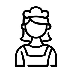 housekeeping line icon