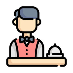 room service line color icon