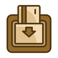 key card two tone icon