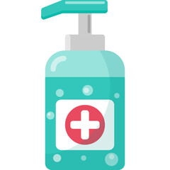 Obraz premium Hygienic gel icon