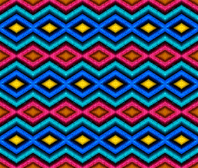 geometric multi color pattern 