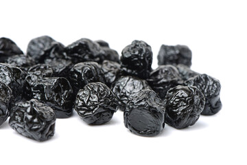 Dried Blueberries On White Background