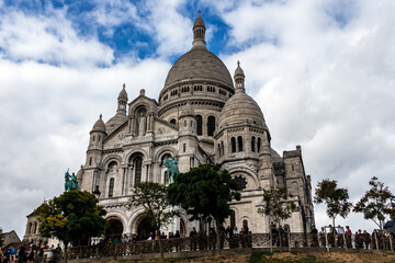 Obraz premium Basilica of the Sacré-Cœur, Montmartre, Paris France