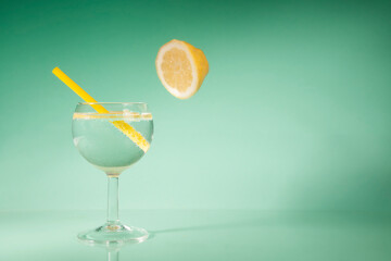 colorful juicy summer drinks