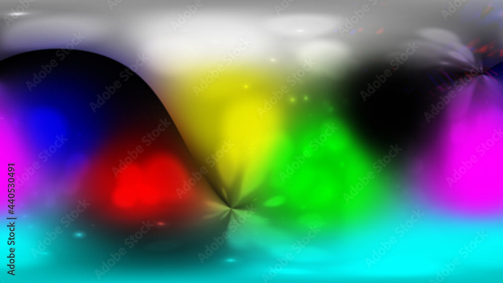 Aufkleber abstract background of rotating multicolored blurred kaleidoscope in infinite space. a beautiful pla