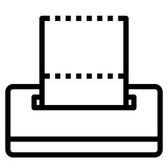 Tissue Paper line icon