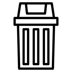 Trash line icon