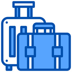 Obraz premium bag blue style icon