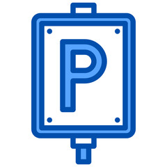 service blue style icon