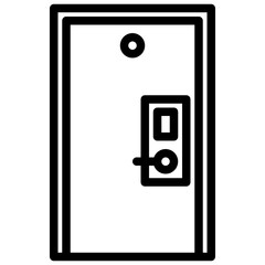 room outline style icon