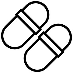 hotel outline style icon