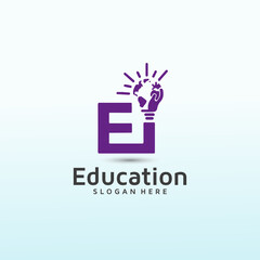 Obraz premium Logo for a global education research company