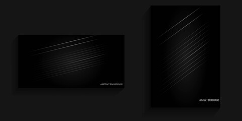 Dark background with abstract gray lines