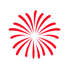 beautiful sparkle of fire flowers decor vector illustration design