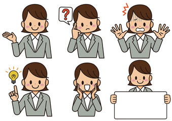 ビジネス スーツ 女性