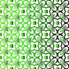 
Geometric vector pattern with black and green gradient. simple ornament for wallpapers and backgrounds.