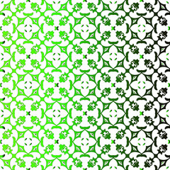 
Geometric vector pattern with black and green gradient. simple ornament for wallpapers and backgrounds.