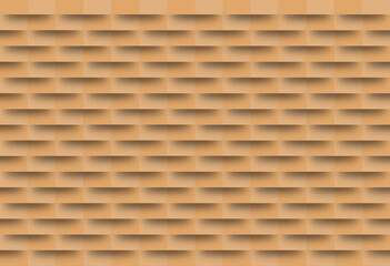 Brown abstract 3d textured geometric background