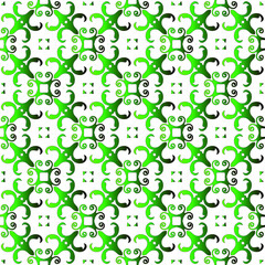 
Geometric vector pattern with black and green gradient. simple ornament for wallpapers and backgrounds.