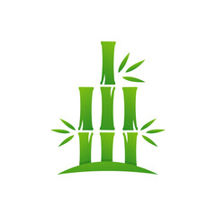 Fototapeta premium Bamboo logo vector template, Creative Bamboo logo design concepts