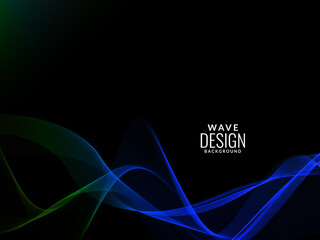  Abstract background modern blue elegant colorful wave background