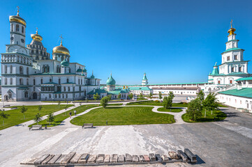 Obraz premium Christian Orthodox Church in New Jerusalem