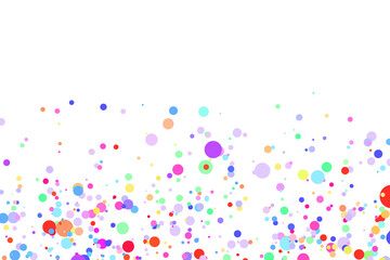 Light multicolor background, colorful vector texture with circles. Splash effect banner. Glitter silver dot abstract illustration with blurred drops of rain. Pattern for web page, banner,poster, card