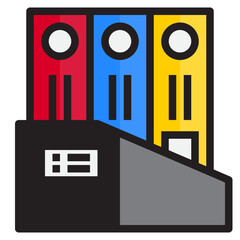 Files color line style icon