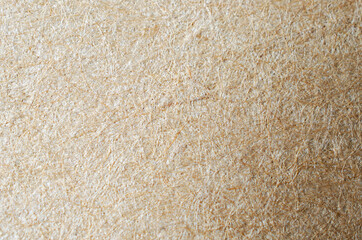 Closed up wood fiber texture in paper flat sheet