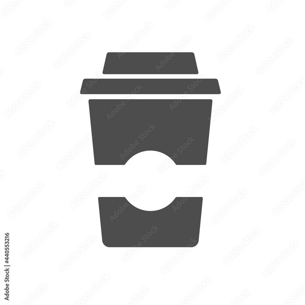 Poster silhouette vector icon isolated on white background. icon for web, mobile apps, ui design and print