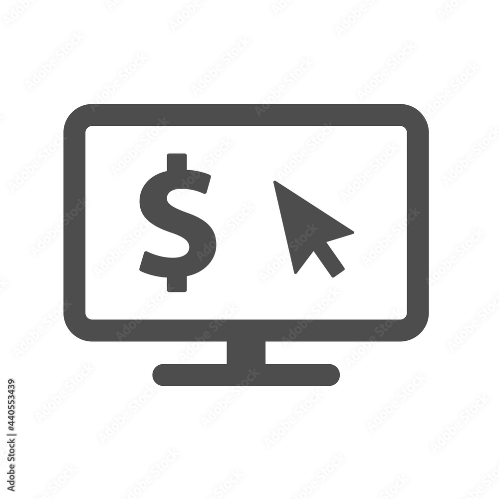 Poster silhouette vector icon isolated on white background. icon for web, mobile apps, ui design and print