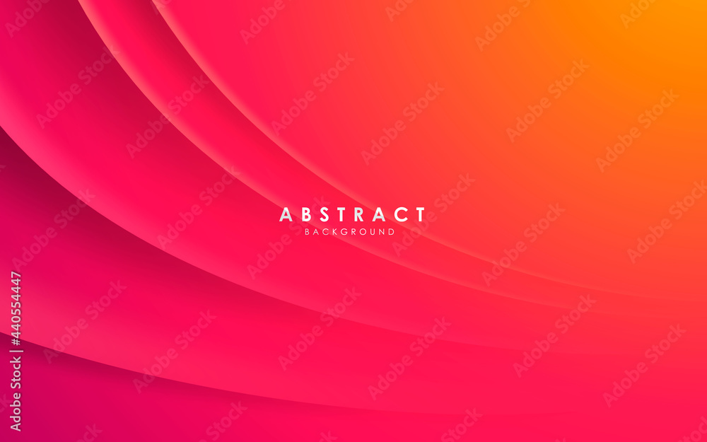 Canvas Prints abstract modern background gradient color wavy light and shadow decoration