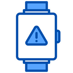 Smartwatch blue style icon