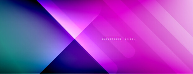 Dynamic lines abstract background. 3D shadow effects and fluid gradients. Modern overlapping forms