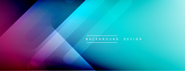 Dynamic lines abstract background. 3D shadow effects and fluid gradients. Modern overlapping forms